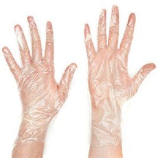 Bulk Disposable Polythene Gloves - Pack of 500 - Large
