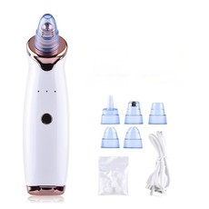 Rechargeable Derma Suction Pore Cleanser with 5 Suction Heads