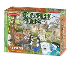 Melissa & Doug Endangered Species Floor Puzzle - 48 pieces