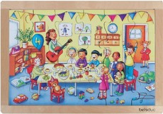 Beleduc Germany Frame Puzzle: Birthday