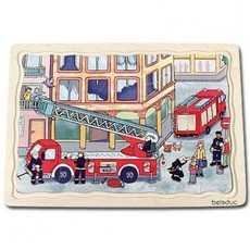 Beleduc Fire Brigade Layer Puzzle