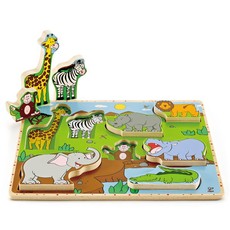 Hape Wild Animals Stand Up Puzzle