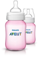 Avent - Feeding Bottle Classic Plus - Single - Pink - 125ml