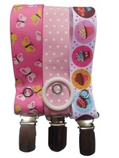 Cup cakes Pacifier Dummy Ribbon