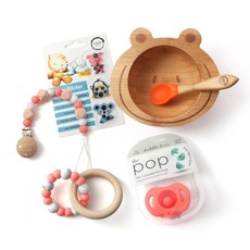 Tobbie & Co Royal Combo Baby Shower Gift Set - Coral