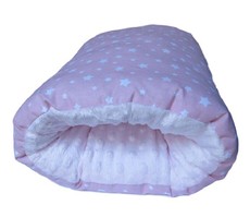 Arm Nursing Pillow White Stars on Pink