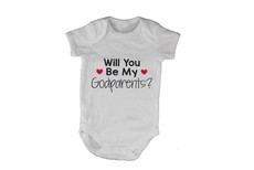 Will You Be My Godparents - Baby Grow