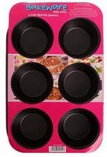 Bakeware - Muffin Pan Non-Stick - 6 Cups