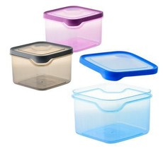 Flexilock Plastic Containers 1.15 Litres Storage - Pack of 6