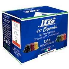 Nespresso Compatible Caffe Izzo Dek (Decaf) Capsules