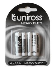 Uniross AAA Heavy Duty Batteries