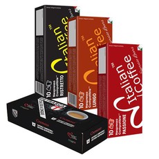 Italian Coffee Premium Variety Nespresso Compatible Capsules - 40