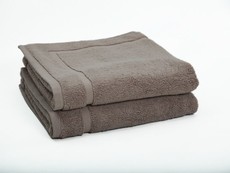 Dreyer Luxury 800gsm Mocha Bath Mat Set - Set of 2