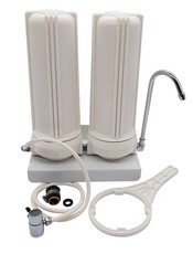 Double Counter Top Water Filter & Purifier with 10" Cartridges