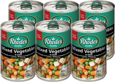 Rhodes - Mixed Vegetables in Brine 6x400g