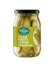 Rhodes - Gherkins Sliced 6x375g