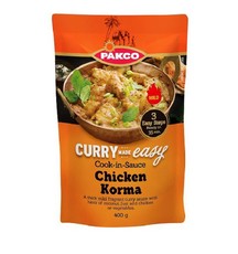 Pakco - Curry Made Easy Chicken Korma Cook in Sauce 6x400g