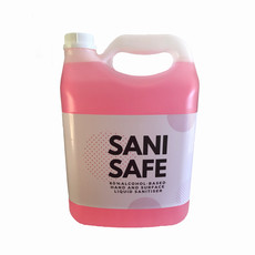 Sani Safe Hand and Surface Sanitiser - 5L - 60% Alcohol Content