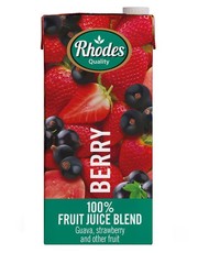 Rhodes 100% Fruit Juice Berry 6 x 1 LT