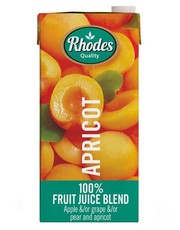 Rhodes 100% Fruit Juice Apricot 6 x 1 LT