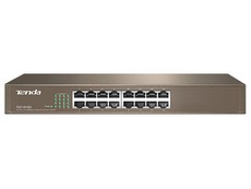 Tenda 16-Port Fast Ethernet Rack Mount Switch - Light Grey