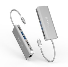Adam Elements CASA HUB A01 6 Port USB-C Hub - Silver
