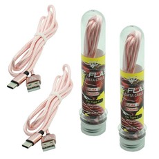 MONSTERSKIN Type-C USB Charging & Data Cable Cable (2 Pack) - Pink