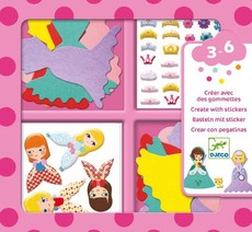 Djeco Stickers Craft - I love princesses