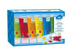 Djeco Art Material - 6 Finger Paint Tubes