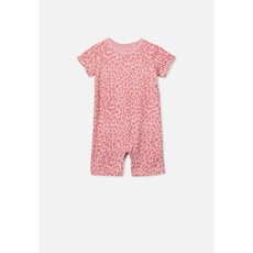 Cotton On Short Sleeve Romper - Pink