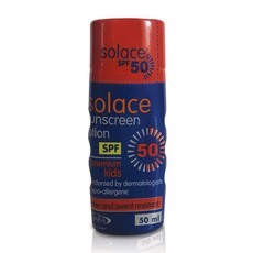 Solace SPF50 50ml Squeeze Bottle - Premium and Kids