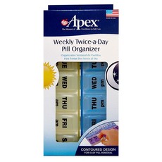 Apex Twice-a-day Weekly Pill Organiser