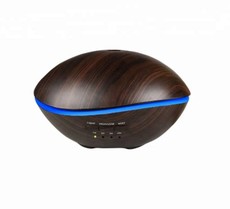 500ml Ultrasonic Essential Oil Aroma Diffuser - Brown