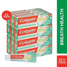 Colgate Total 12 Pro Breath , Multi-benefit Toothpaste, Bulk Pack 12x75ml