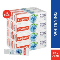 Colgate Natural Extracts Radiant White, Whitening Toothpaste, 12x75ml