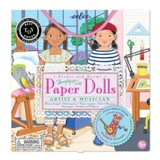 eeBoo Paper Dolls: Musician & Artist