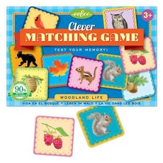eeBoo Memory & Matching Family Game - Woodland Life