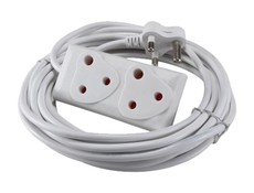 10m Extension Cord With A Two-Way Multi-Plug Extension Lead