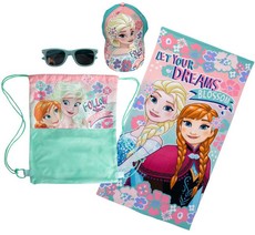 Disney Frozen Fun Beach Towel, Sunnies & Cap Set