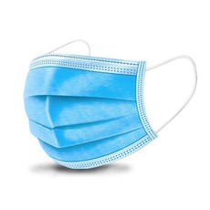 Disposable Surgical Face Mask - 3 Ply Protector - Blue (50 Piece)