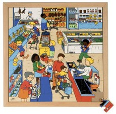 Educo Netherlands Puzzle Supermarket 81 Pieces 40cm x 40cm