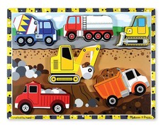 Melissa & Doug Construction Chunky Puzzle