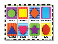 Melissa & Doug Shapes Chunky Puzzle