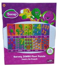 Barney Learn To Count - Floor Puzzle