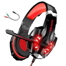 3.5mm Wired Bass Stereo Noise Isolation Gaming Headphones With Mic