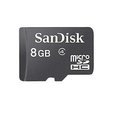 SanDisk Micro SDHC Card 8GB + Adapter-100 pack