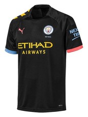 Puma Men's Manchester City FC AWAY Short Sleeve Replica Top