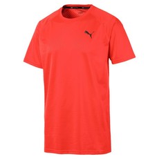 Puma Men's Short Sleeve Tech T-Shirt - Red