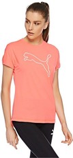 Puma Women's Cat Short Sleeve Running T-Shirt - Pink Alert