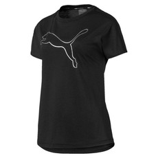 Puma Women's Cat Short Sleeve Tee - Black